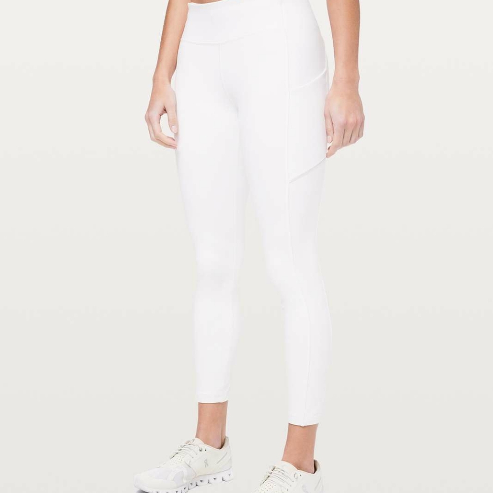 Lululemon Speed Up Leggings, white